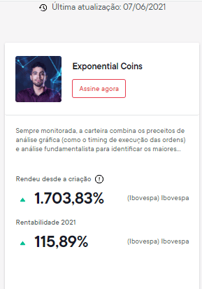 exponential coins vale a pena