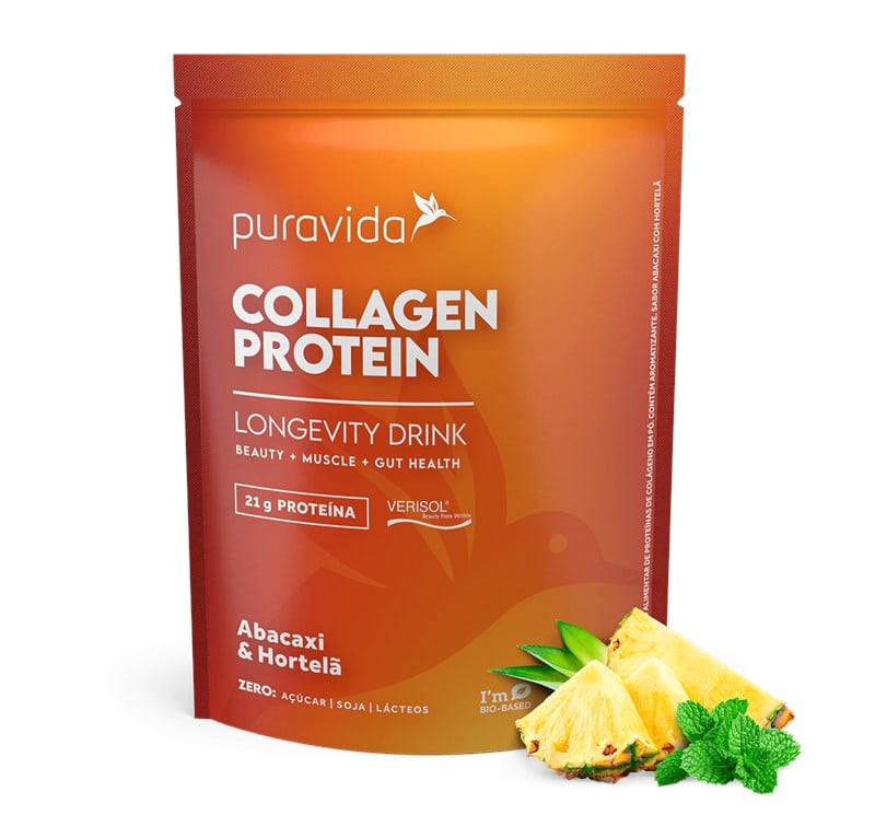 collagen protein puravida abacaxi