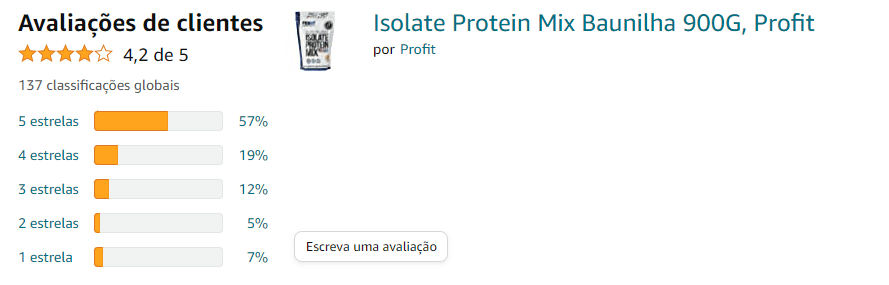 isolate protein mix opinão