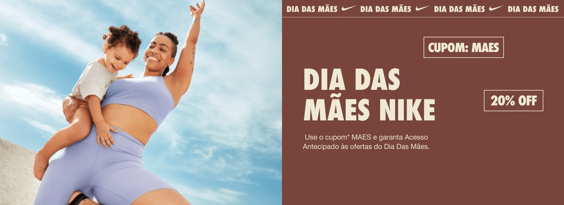 nike dia das mães